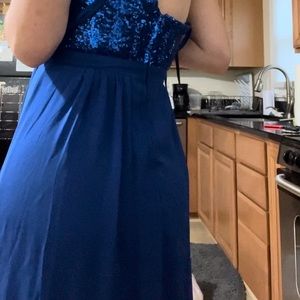 Blue prom dress never worn